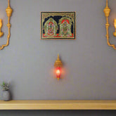 Handpainted Balaji Padmavathi Thanjavur Painting – Vibrant & Detailed